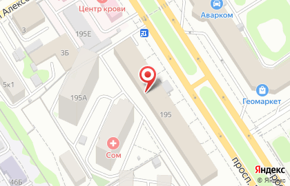 Магазин Мир штор в Октябрьском районе на карте