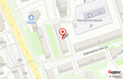 Мираж на Барнаульской улице на карте