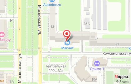 Кулинария Центральный на Комсомольской на карте
