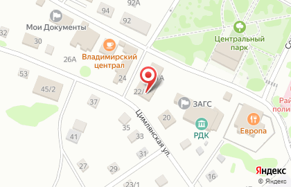 Фирменный магазин Ермолино на Цимлянской улице на карте