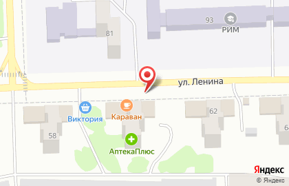 Займ универсал на улице Ленина на карте