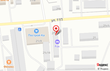 Гостиничный комплекс Планета на Индустриальной улице на карте