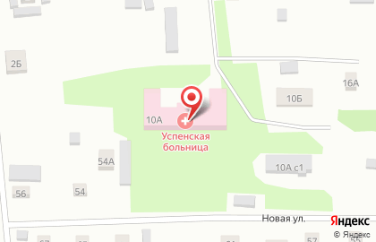 Успенская участковая больница на карте