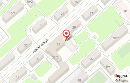 Гостиница Уют Сервис в Ленинском районе на карте