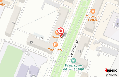 Магазин нижнего белья Intimissimi на Весенней улице на карте