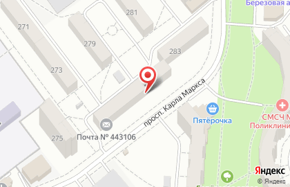 Парикмахерская салонов Фея на улице Стара Загора на карте