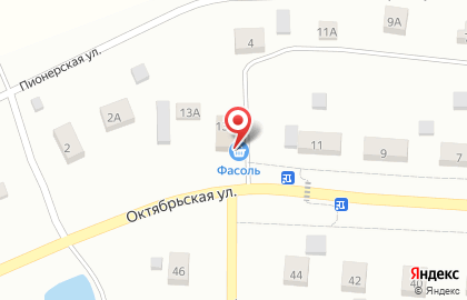 Продуктовый магазин Мария на Октябрьской улице на карте
