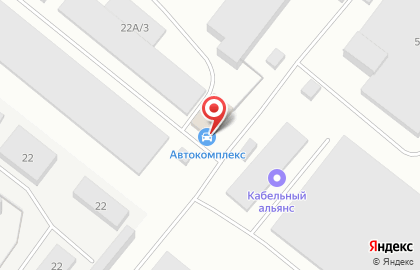 Автокомплекс на улице Монтажников на карте