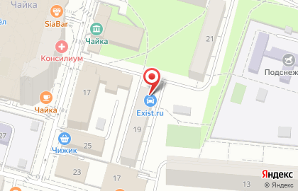 Магазин автозапчастей Exist.ru на улице Маяковского на карте