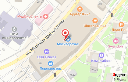 Магазин обуви и аксессуаров Kari в Москворечье-Сабурово на карте