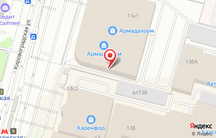 Салон дверей и замков Гардиан на метро Пражская на карте