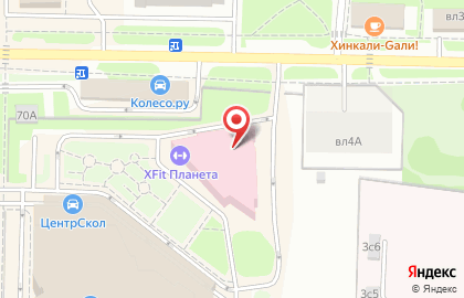 Фитнес-клуб X-Fit Планета на Алтуфьевском шоссе на карте