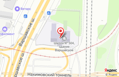 Школа №504 с дошкольным отделением на Нахимовском проспекте на карте