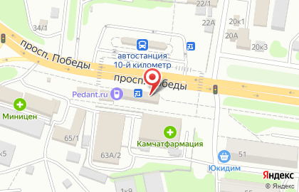 Аптека в Петропавловске-Камчатском на карте