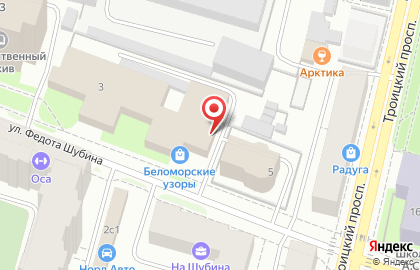 Билетная касса Турконсул в Архангельске на карте