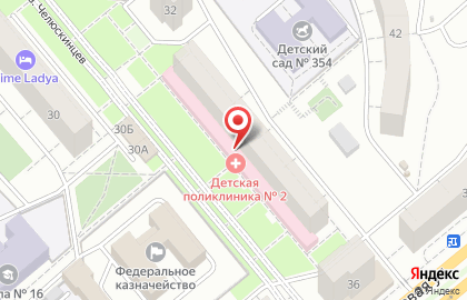 Самарская областная детская клиническая больница им. Н.Н. Ивановой на Ново-Садовой улице, 34 на карте