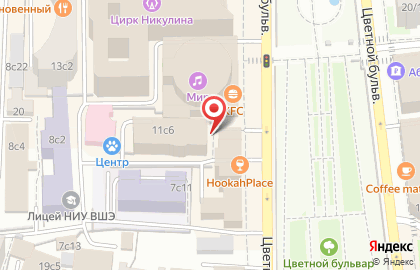 Московский Ипотечный Центр (миц) на Цветном бульваре на карте
