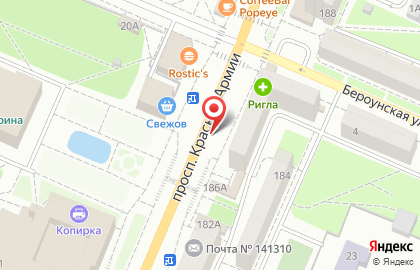Текстиль Рум (Москва) на проспекте Красной Армии на карте