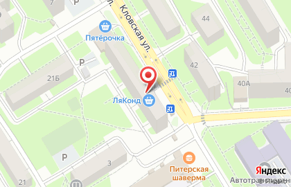 Магазин зоотоваров Кеша в Смоленске на карте