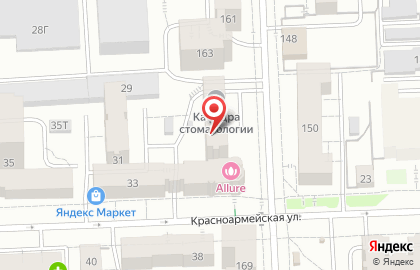 Общежитие КГМА на улице Володарского на карте