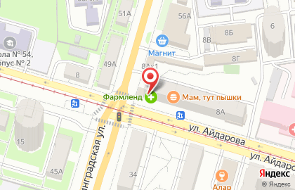 Аптека Фармленд в Казани на карте