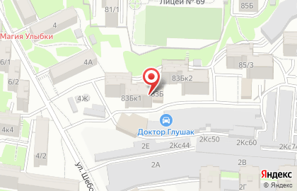 Общежитие в Ростове-на-Дону на карте