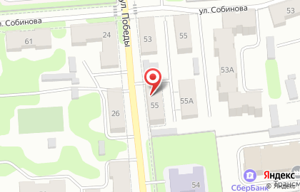 Продуктовый магазин Экономика на площади Победы на карте