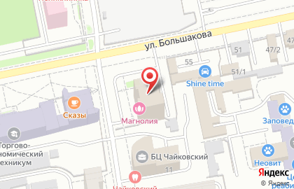 Производственно-строительная компания Базис на улице Большакова на карте