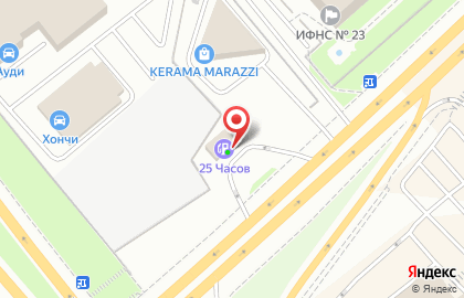 25 часов в Красноярске на карте