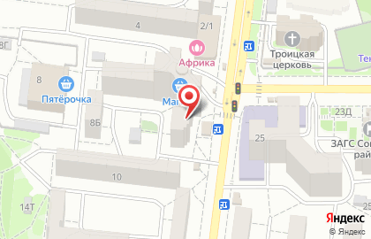 Медицинский центр Диагностика плюс на улице Космонавта Комарова на карте