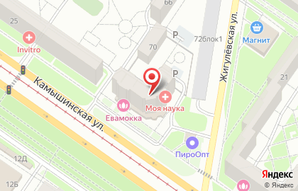 ООО Универсал на Камышинской улице на карте