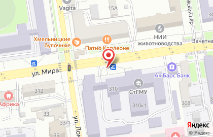 Магазин Печать на улице Мира на карте