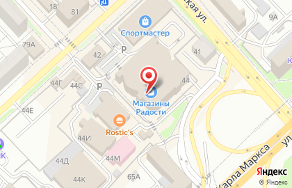 Салон Brow bar в Железнодорожном районе на карте