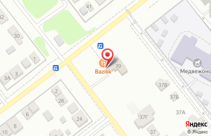 Ресторан Базилик на Селезнёвской улице на карте
