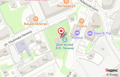 Дом-музей В.И. Ленина на карте