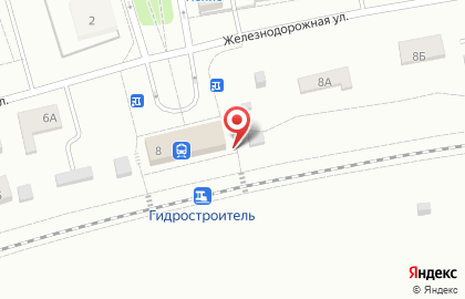 Киоск по продаже печатной продукции Лига на Железнодорожной улице на карте