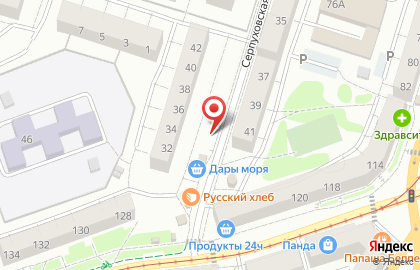 Микромаркет Лилипут на Серпуховской улице на карте