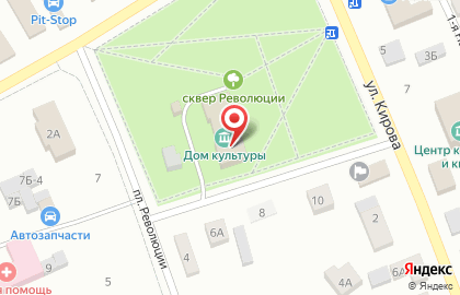 Центр культурного развития на площади Революции на карте
