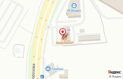 Гриль-бар ШашлыкоFF на улице Морозова Павла Леонтьевича на карте