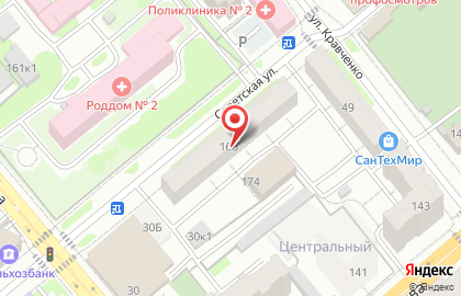 Магазин Красное & Белое в Кургане на карте