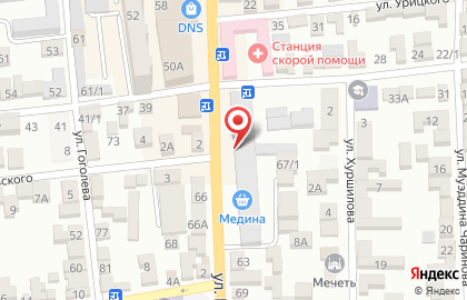 Сервисный центр Спутник в Буйнакске на карте