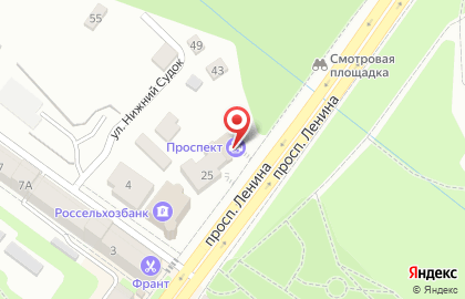 Парикмахерская Чик-Чик на проспекте Ленина на карте