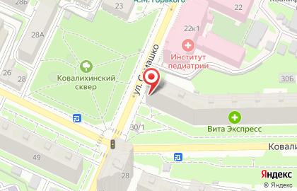 Центр подологии Секрет на улице Ковалихинской на карте