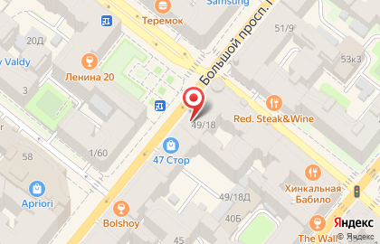 Бутик Golden Line в Петроградском районе на карте