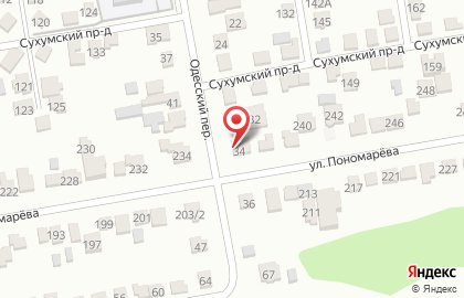 Частный детский сад Малыш`ок в Одесском переулке на карте
