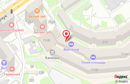 Гостиница апартаментов Династия в Заельцовском районе на карте