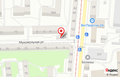 Продуктовый магазин в Калининграде на карте