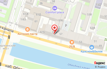 Отель Верона в Санкт-Петербурге на карте
