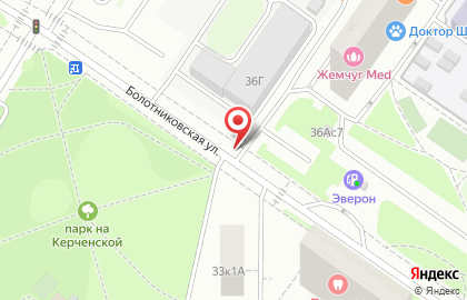 IntimModern на Болотниковской улице на карте