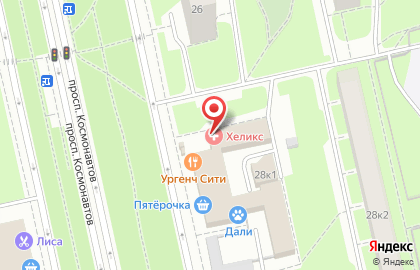 Диагностический центр Хеликс Московский на карте